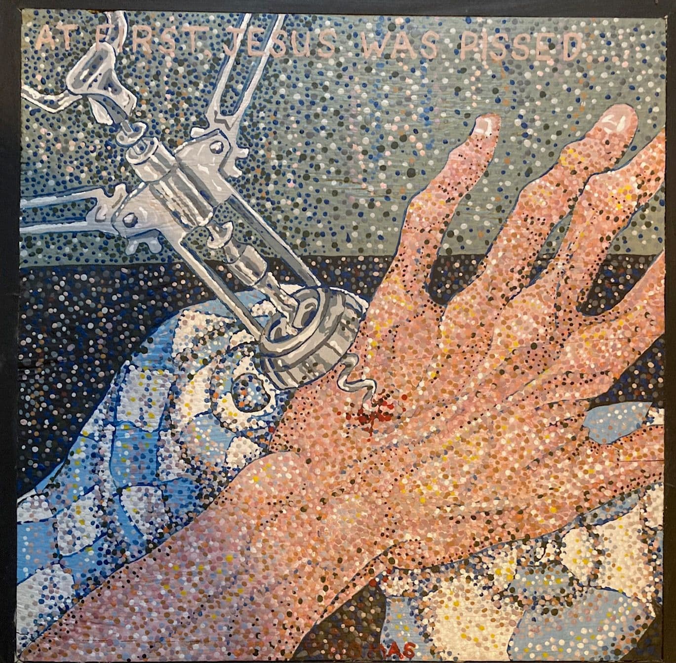 At first Jesus was pissed